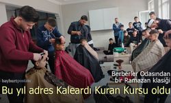Bayburt Berberler Odasından Kuran Kursu Öğrencilerine Ramazan Jesti