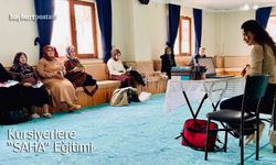 Bayburt'ta Kursiyerlere "SAHA" Eğitimi