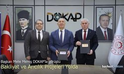 Başkan Mete Memiş DOKAP'la görüştü: Bakliyat ve Arıcılık Projeleri Yolda