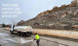 Bayburt Kalesi, çöp yığınlarından arındırıldı!