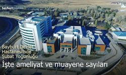 Bayburt Devlet Hastanesi'nde Şubat Yoğunluğu