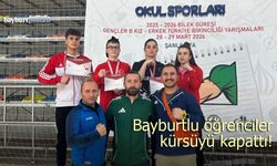 Bayburtlu öğrencilerden bilek güreşinde Türkiye dereceleri