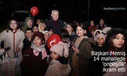 Bayburt Belediyesi mahallelerde 'onbeşilik' dağıttı