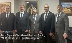 MHP Bayburt Heyetinden Diyanet-Sen Genel Merkezi’ne Ziyaret
