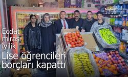 Bayburt Lisesi Öğrencileri Veresiye Defterini Sildi