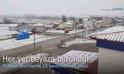 Bayburt’ta Nisan Sürprizi: Köyler Beyaza Büründü!