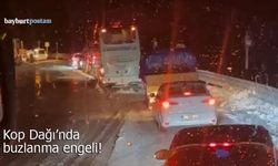 Kop Dağı'nda buzlanma engeli!