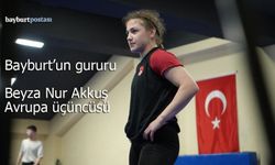 Bayburt’un Gururu Beyza Nur Akkuş Avrupa Üçüncüsü!