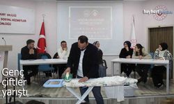 Bayburt’ta genç çiftler yarıştı