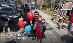 Bayburt Ülkü Ocakları’ndan Eğitim Şehitlerine Vefa