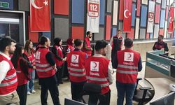 Kızılay gönüllülerine acil çağrı yönetimi anlatıldı