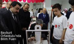 Bayburt Ortaokulu'nda Bilim Fuarı