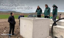 Demirözü Sulama Projesi’nde Sona Doğru