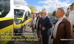 Bayburt Belediyesi Ulaşım Filosunu Güçlendiriyor: 2 Yeni Minibüs Hizmete Girdi