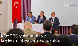 Bayburt'ta KÖYDES yatırımları ve köylerin ihtiyaçları konuşuldu