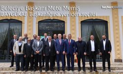 Belediye Başkanı Mete Memiş, BAYGÜKAB Başkanlığına yeniden seçildi