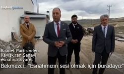 Saadet Partisi, Kayışkıran Sanayi esnafının sorunlarını dile getirdi