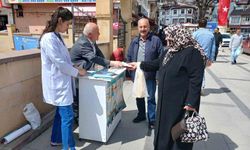 Bayburt’ta kronik hastalıklara karşı farkındalık standı açıldı