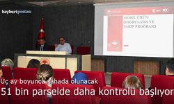 Bayburt'ta 51 Bin Parselde Saha Kontrolü Başlıyor