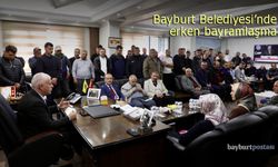 Bayburt Belediyesi’nde erken bayramlaşma