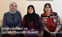 Bayburt’ta Şehit Yakınları ve Gazilere Bayram Ziyareti