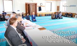 Bayburt’un En Güzel Okuyan Hafızları Seçildi