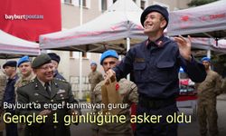 Bayburt’ta engel tanımayan gurur
