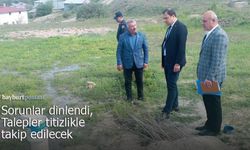 Kaymakam Bayram, köylerde incelemelerde bulundu, talepleri dinledi