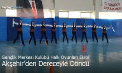 Bayburt Gençlik Merkezi Kulübü Halk Oyunları Ekibi, Akşehir'den Dereceyle Döndü
