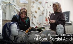 Bayburt'ta Hayat Boyu Öğrenme Haftası Coşkusu: Yıl Sonu Sergisi Açıldı