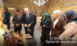 Halk Eğitimi Merkezi Kursiyerlerinin El Emeği Ürünleri Taşhan'da Sergileniyor