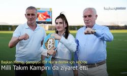 Başkan Mete Memiş, Elif Nur Turhan’a Destek İçin ABD'de