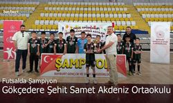Bayburt’ta Futsal Şampiyonu Gökçedere Şehit Samet Akdeniz Ortaokulu