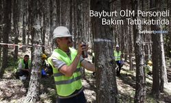 Bayburt OİM personeli bakım tatbikatında