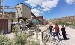 Bayburt’ta hazır beton tesislerine çevre denetimi