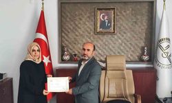 Aydıntepe Müftülüğü personeli başarı belgesiyle taltif edildi