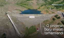 Dövmekaya Göleti Sulama Projesi'nde Boru İmalatı Tamamlandı!