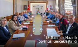 Bayburt'ta 15 Temmuz Hazırlık Toplantısı Gerçekleştirildi