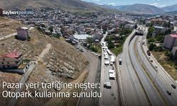Pazar yeri trafiğine neşter: Kapalı Halk Pazarı Otoparkı kullanıma sunuldu