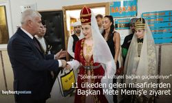 11 Ülkeden Gelen Kültür Elçilerinden Başkan Memiş’e Ziyaret