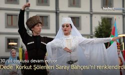 Bayburt'ta 30. Yıl Coşkusu: Dede Korkut Şölenleri Saray Bahçesi’ni Renklendirdi