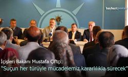 İçişleri Bakanı Mustafa Çiftçi: "Suçun her türüyle mücadelemiz kararlılıkla sürecek"