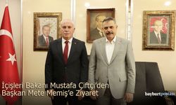 İçişleri Bakanı Mustafa Çiftçi’den Başkan Mete Memiş'e Ziyaret
