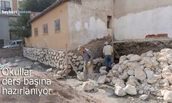 Bayburt’ta okullar ders başına hazırlanıyor