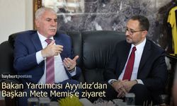 Adalet Bakan Yardımcısı Sedat Ayyıldız'dan Başkan Memiş'e ziyaret