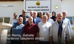 Başkan Mete Memiş, mahalle muhtarlarının taleplerini dinledi