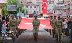 Bayburt'ta 30 Ağustos Zafer Bayramı Coşkusu
