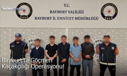 Bayburt’ta Göçmen Kaçakçılığı Operasyonu!
