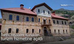 Tarihi Yeşildere Konakları turizm hizmetine açıldı