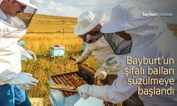Bayburt'un şifalı balları süzülmeye başlandı